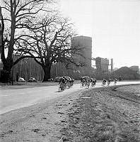 Cykeltävlingen Trioloppet vid Hjorthagen.