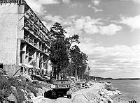 Hässelby Strand, Strandliden. Ny bebyggelse uppförs längs stranden.