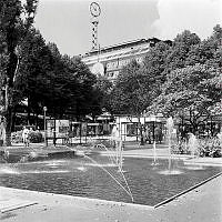 Kungsträdgården, fontän i norra änden mot NK.