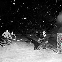 Ishockeymatch i Södertälje.