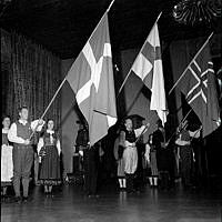 Nordisk folkfest på Stadshuset.