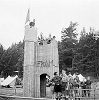 Haninge. Internationellt scoutläger i Åva.