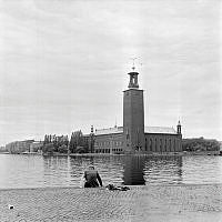 Hantverkargatan 1, Stadshuset. Vy från Riddarholmen.