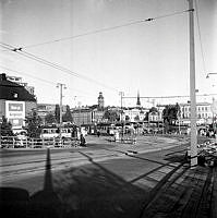 Tegelbacken mot Gamla Stan. Till vänster Kronprinsens stall.