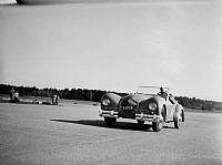 Skarpnäck. Träning inför Skarpnäcksloppet. Bilen på bilden är troligtvis en Allard K2.