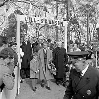 Skansen. Lill-Skansen öppnas av prinsessan Sibylla och kronprins Carl Gustaf.