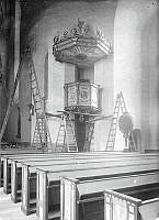 Predikstolen i Högalidskyrkan.