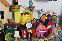 Framtidens stad - barnens stad. Modellen byggd av barn inom Stockholms stadsmuseums barnverksamhet Hyllan.