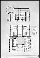 Tävlingsförslag, ritning, till nytt rådhus på Eldkvarnstomten.