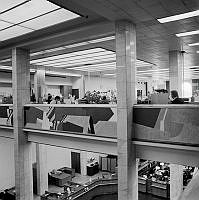 Bankhall på Fredsgatan 9  i kvarteret Rosenbad.