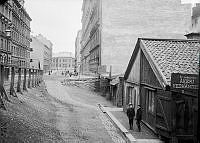 Grevgatan norrut från Linnégatan.