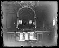 Rosenlunds ålderdomshem, Tideliusgatan 12. Kyrksalen, interirör